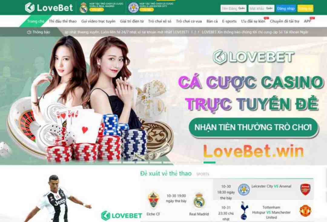 Những trò chơi nổi tiếng tại Lovebet